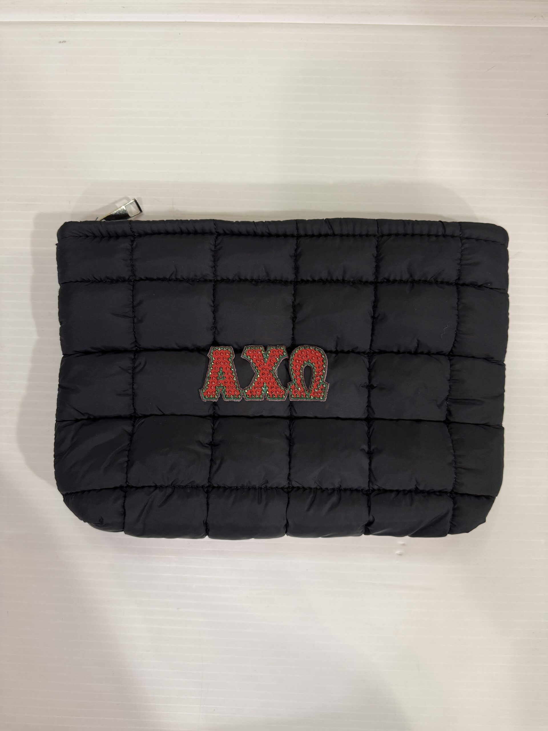 Puffer Cosmetic Bag - Alpha Chi Omega - A Chi O - Alpha Chi
