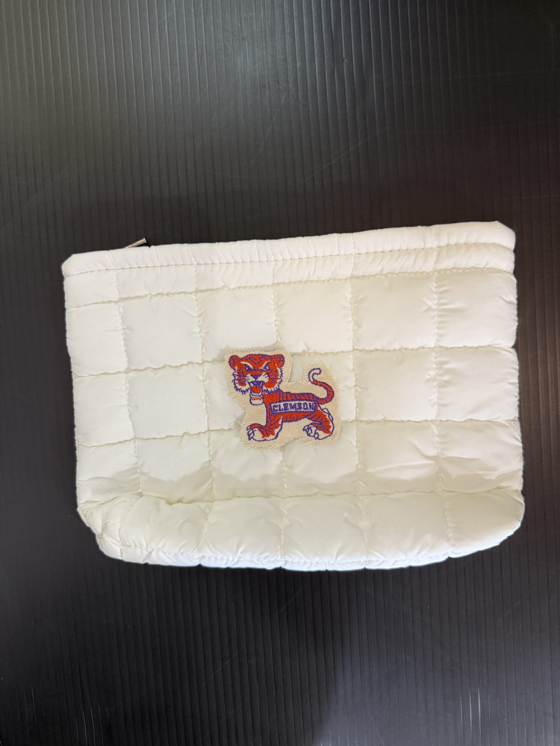Puffer Cosmetic Bag - Clemson
