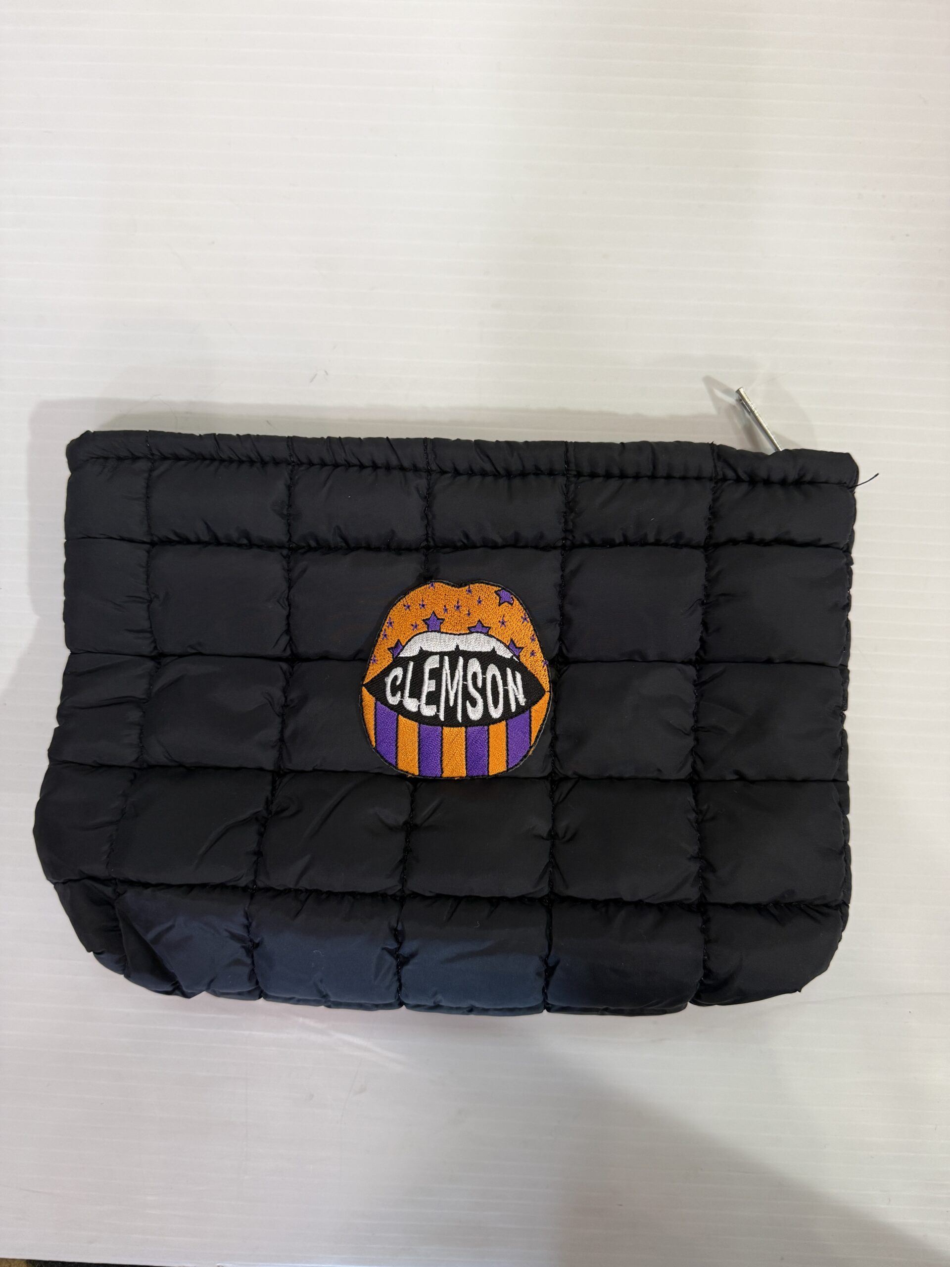 Puffer Cosmetic Bag - Clemson - Image 2