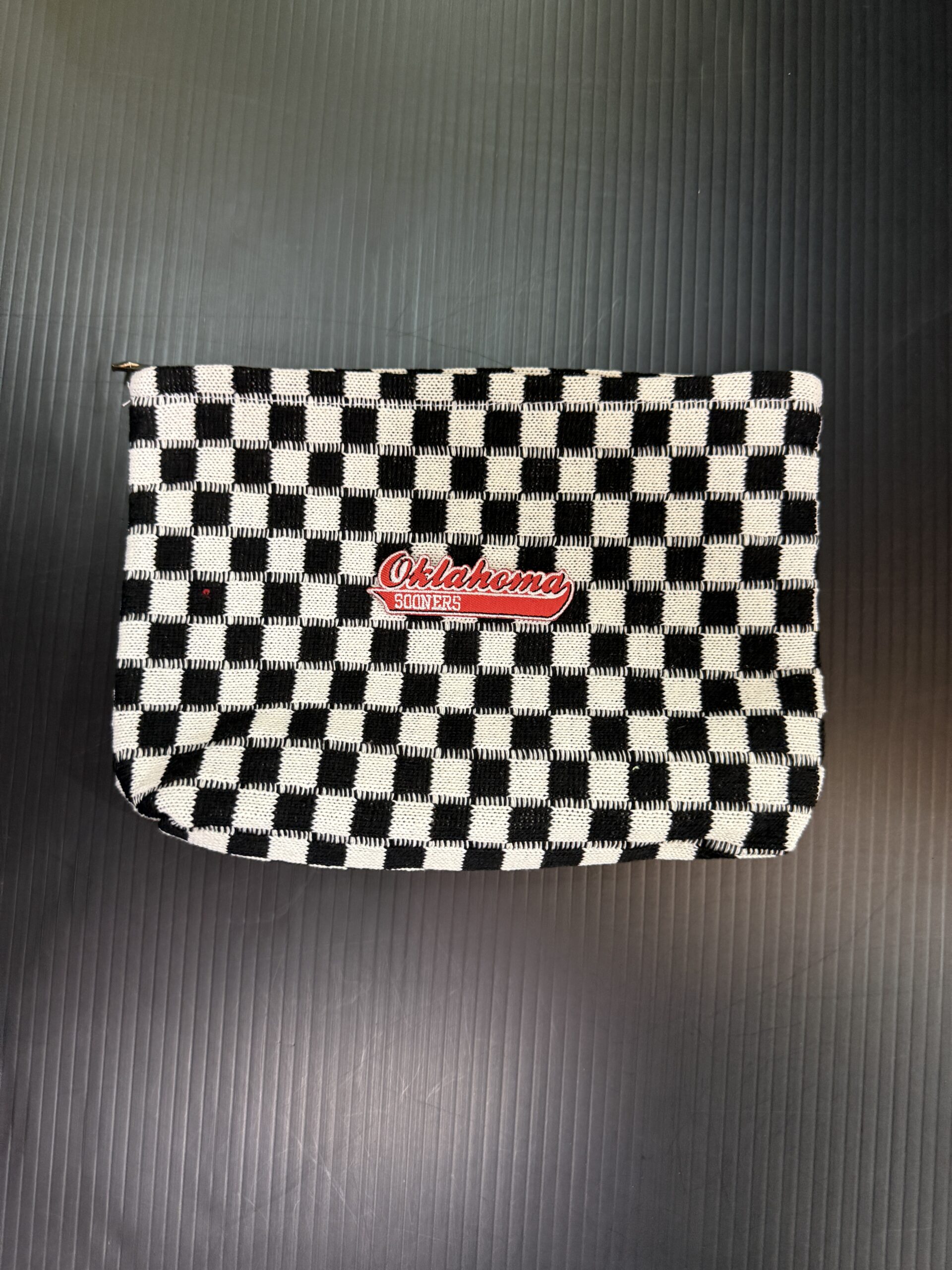 Checker Cosmetic Bag - Oklahoma