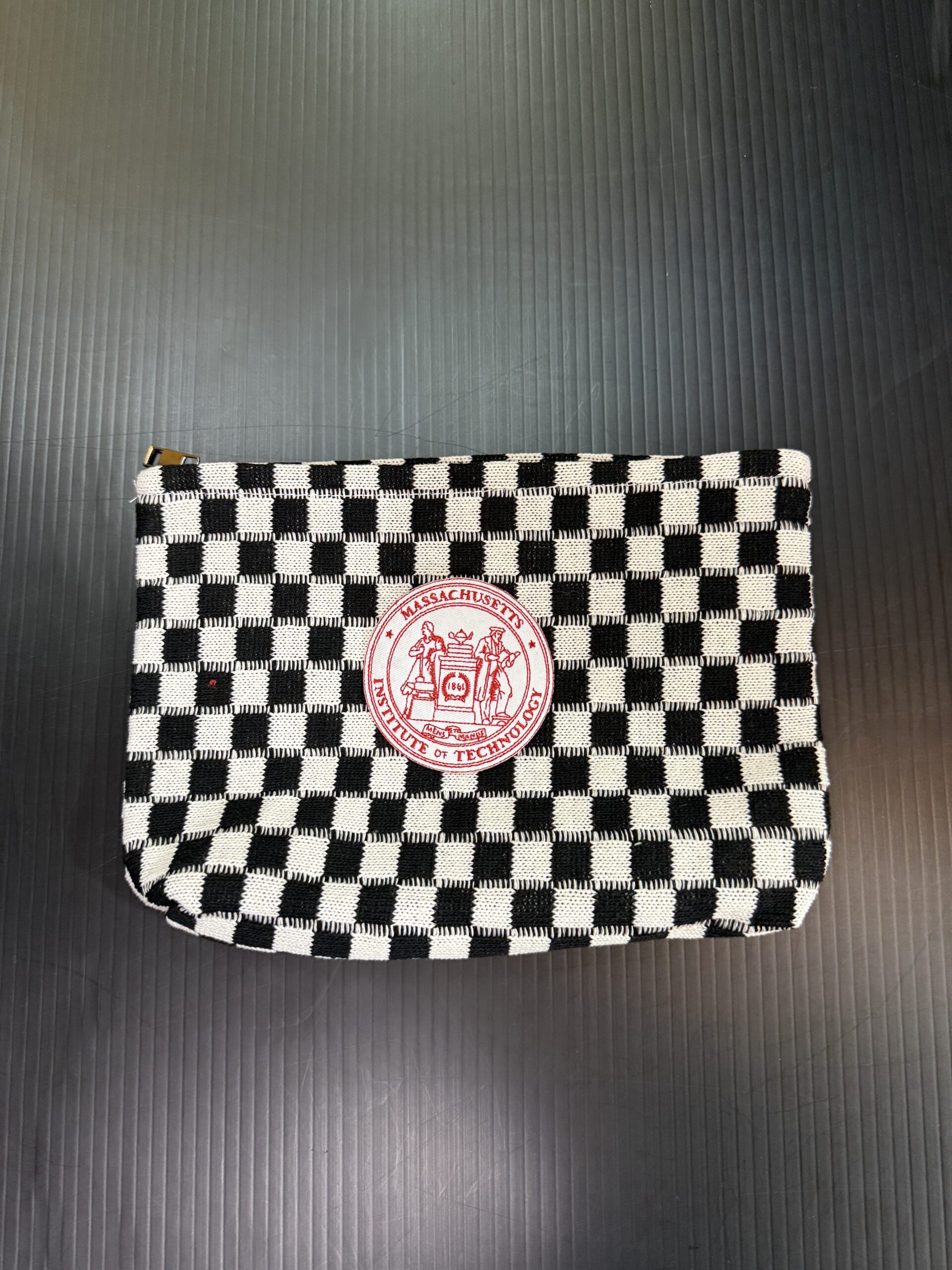 Checker Cosmetic Bag - MIT