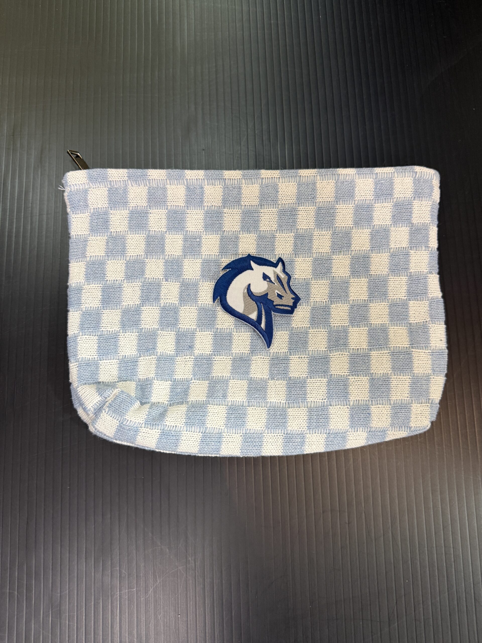 Checker Cosmetic Bag - Mercy University - Image 2