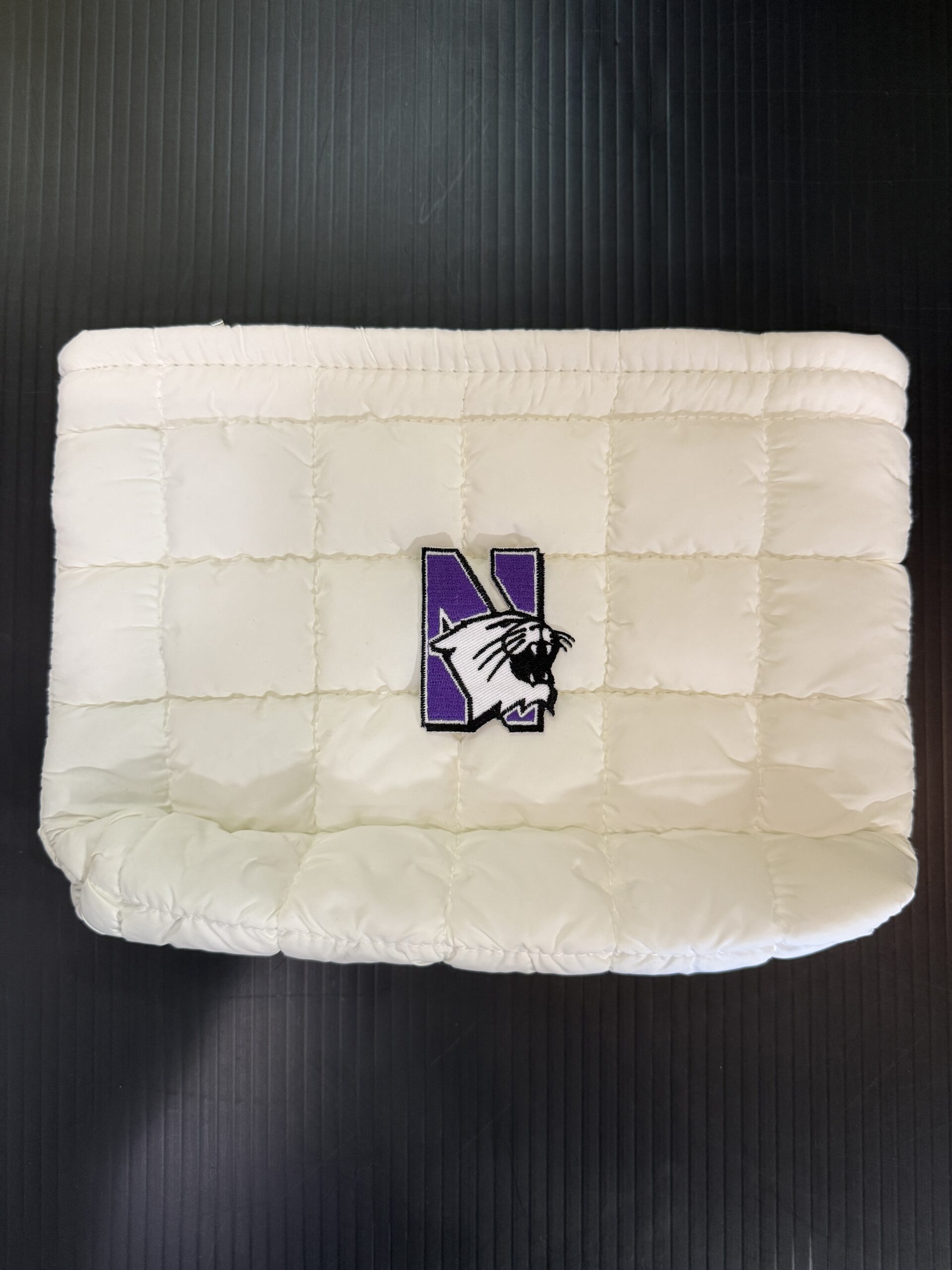 Puffer Cosmetic Bag -Northwestern - Image 2