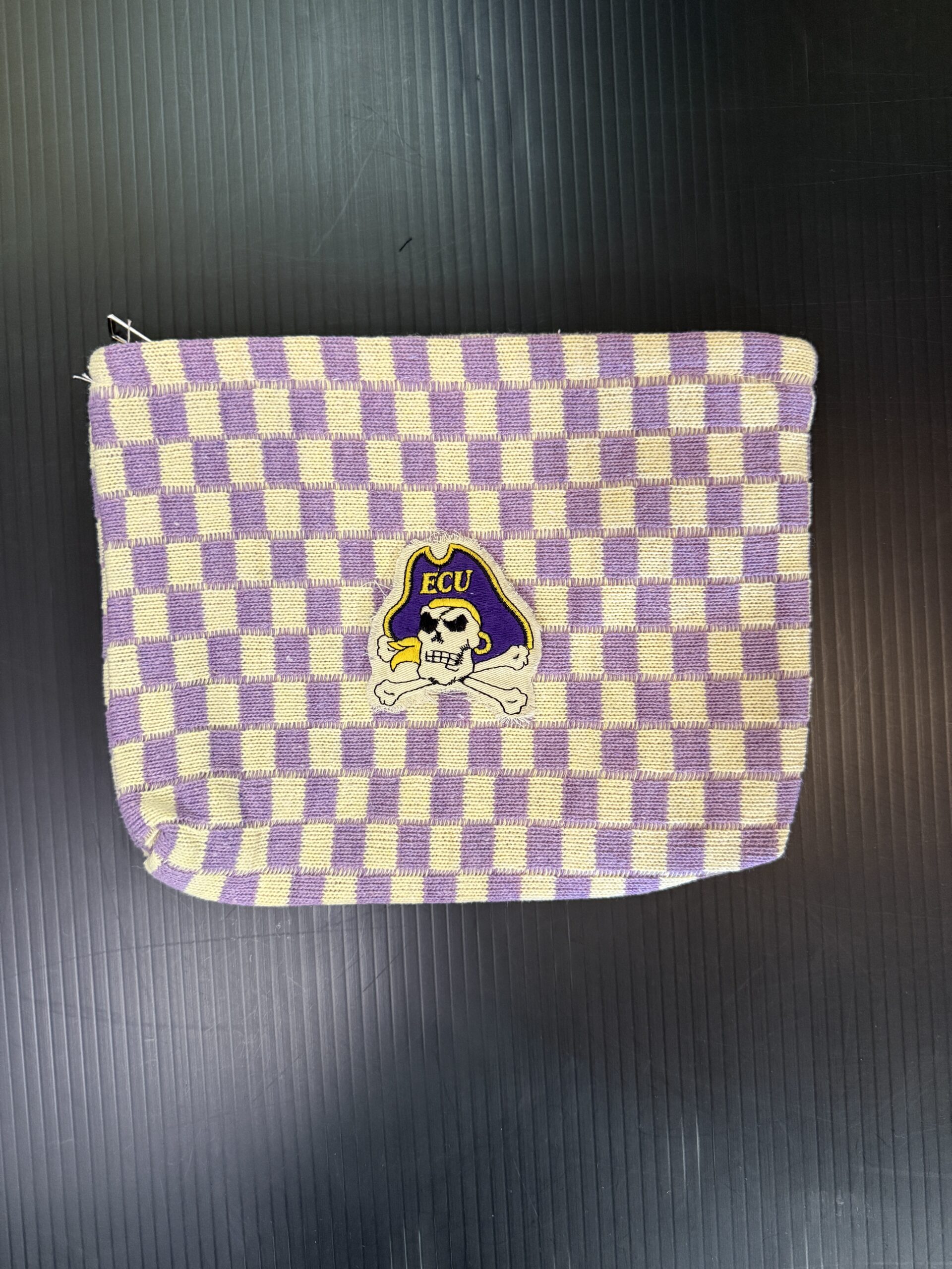 Checker Cosmetic Bag - East Carolina University ECU