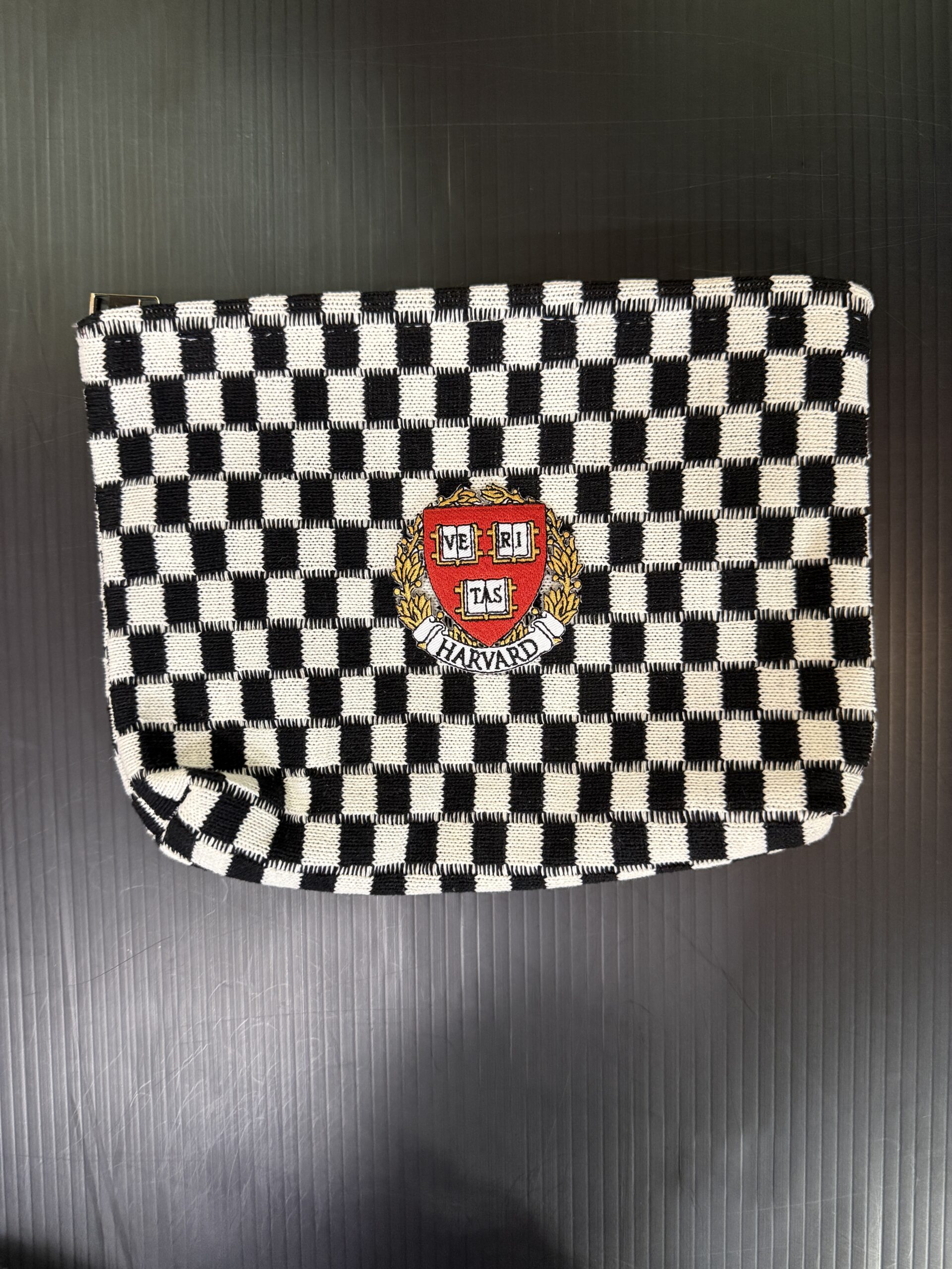 Checker Cosmetic Bag - Harvard