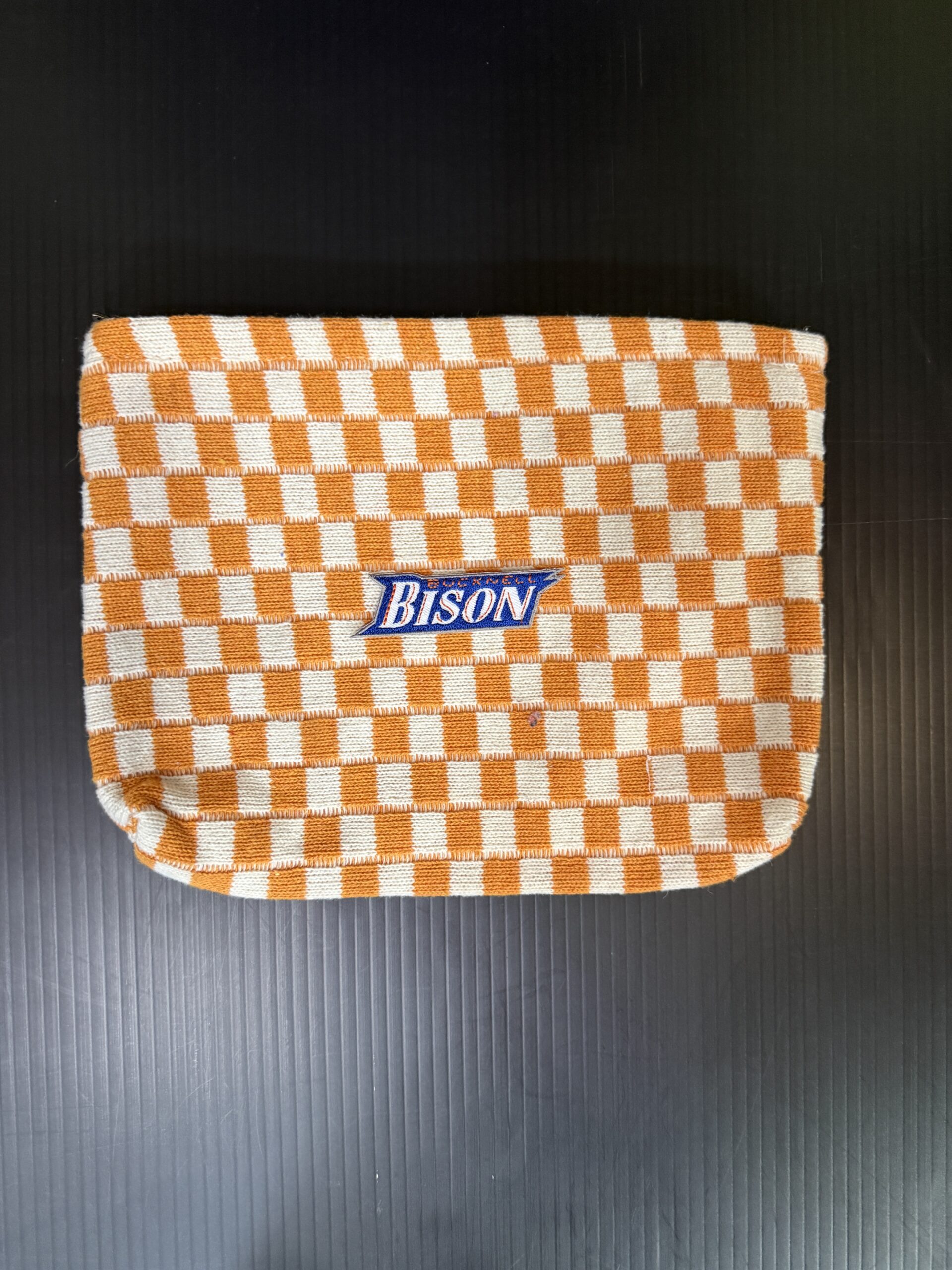 Checker Cosmetic Bag - Bucknell