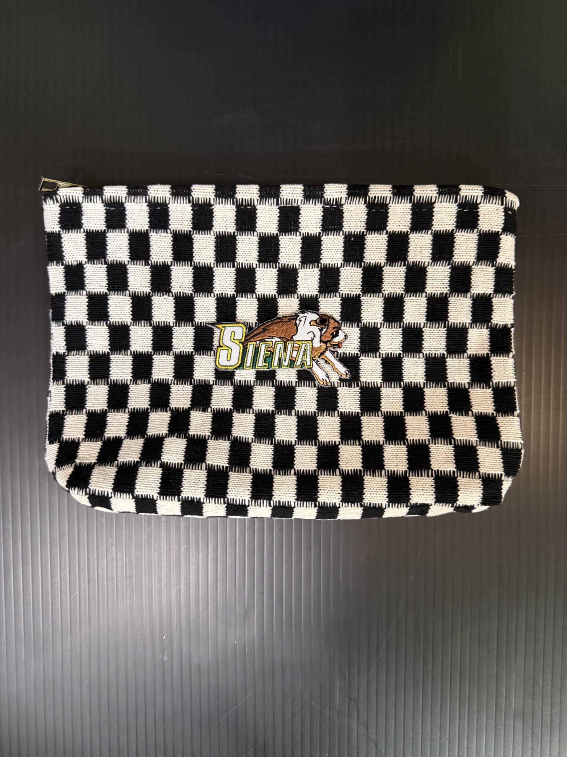 Checker Cosmetic Bag - Siena College