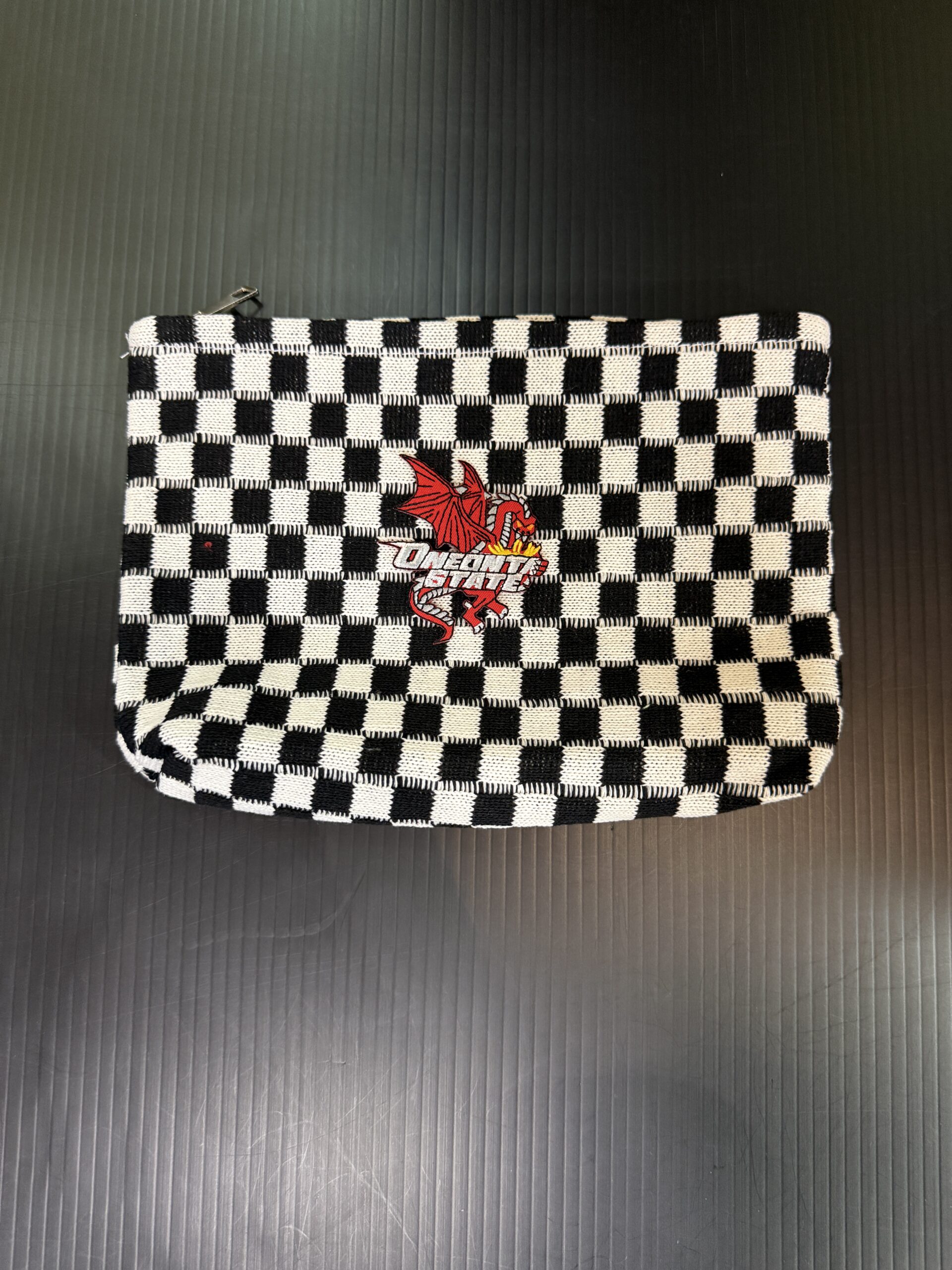 Checker Cosmetic Bag - SUNY Oneonta