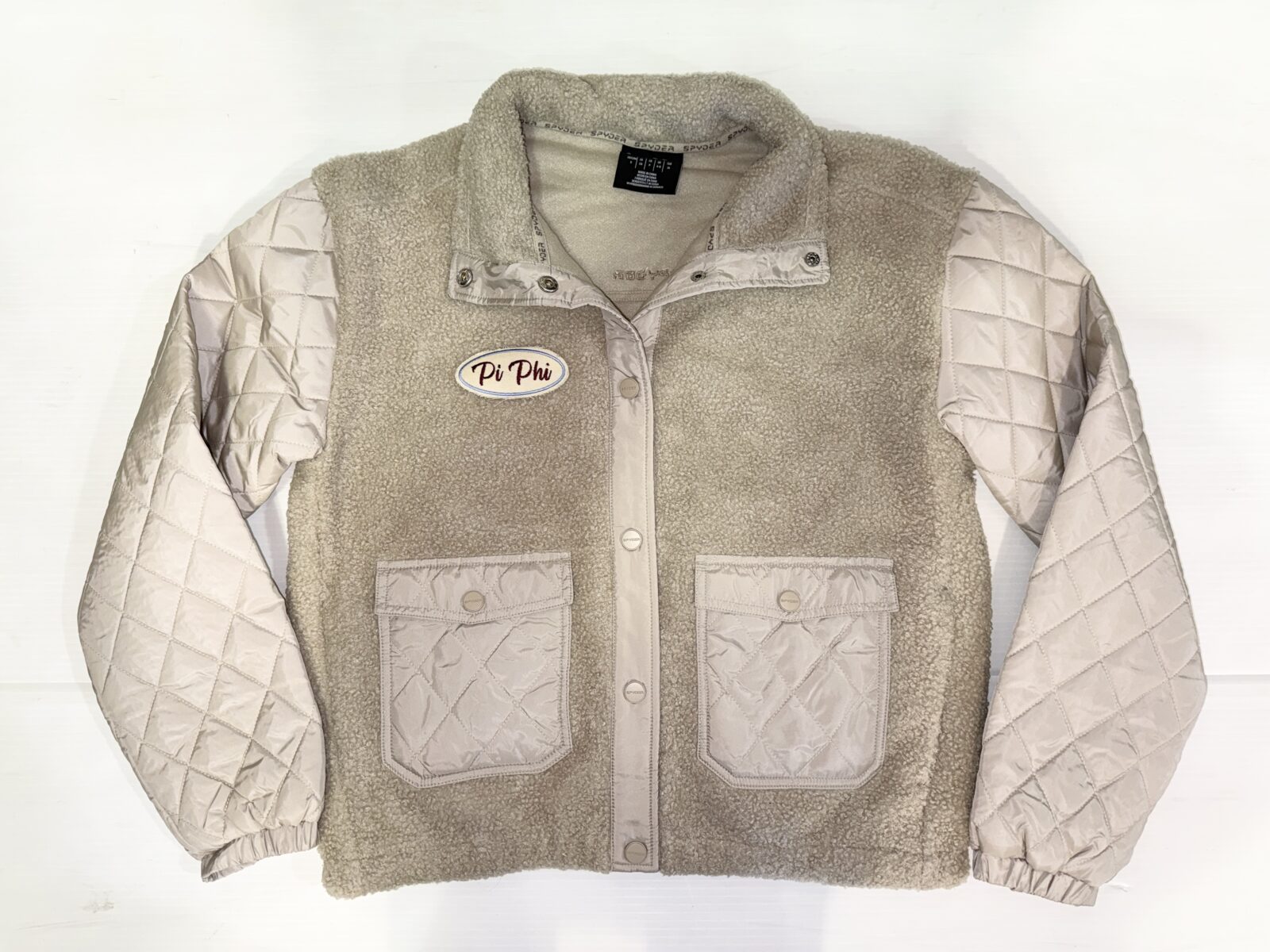 Quilted Sherpa Jacket - Pi Beta Phi -Pi Phi