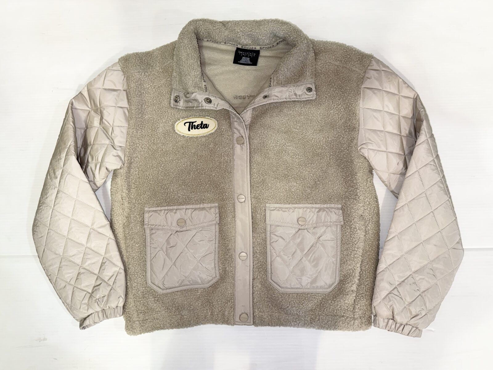 Quilted Sherpa Jacket - Kappa Alpha Theta - Theta