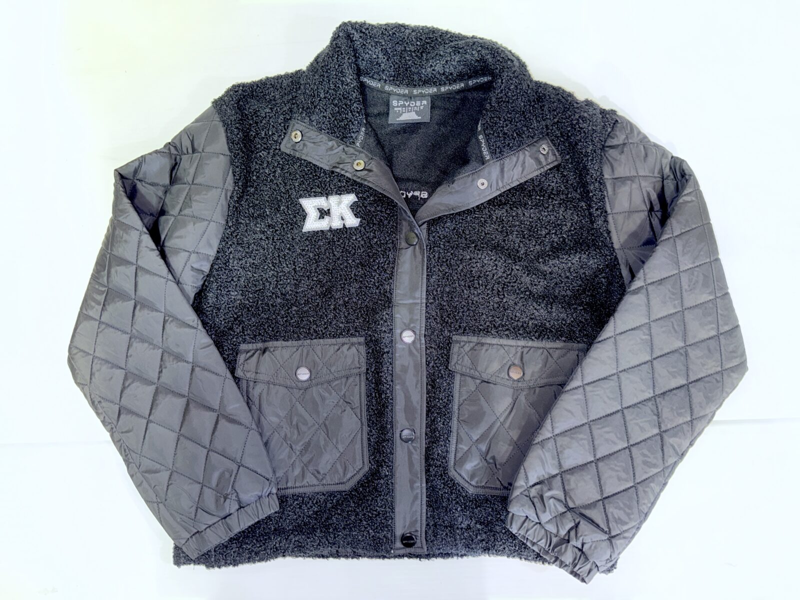 Quilted Sherpa Jacket - Sigma Kappa - Image 3