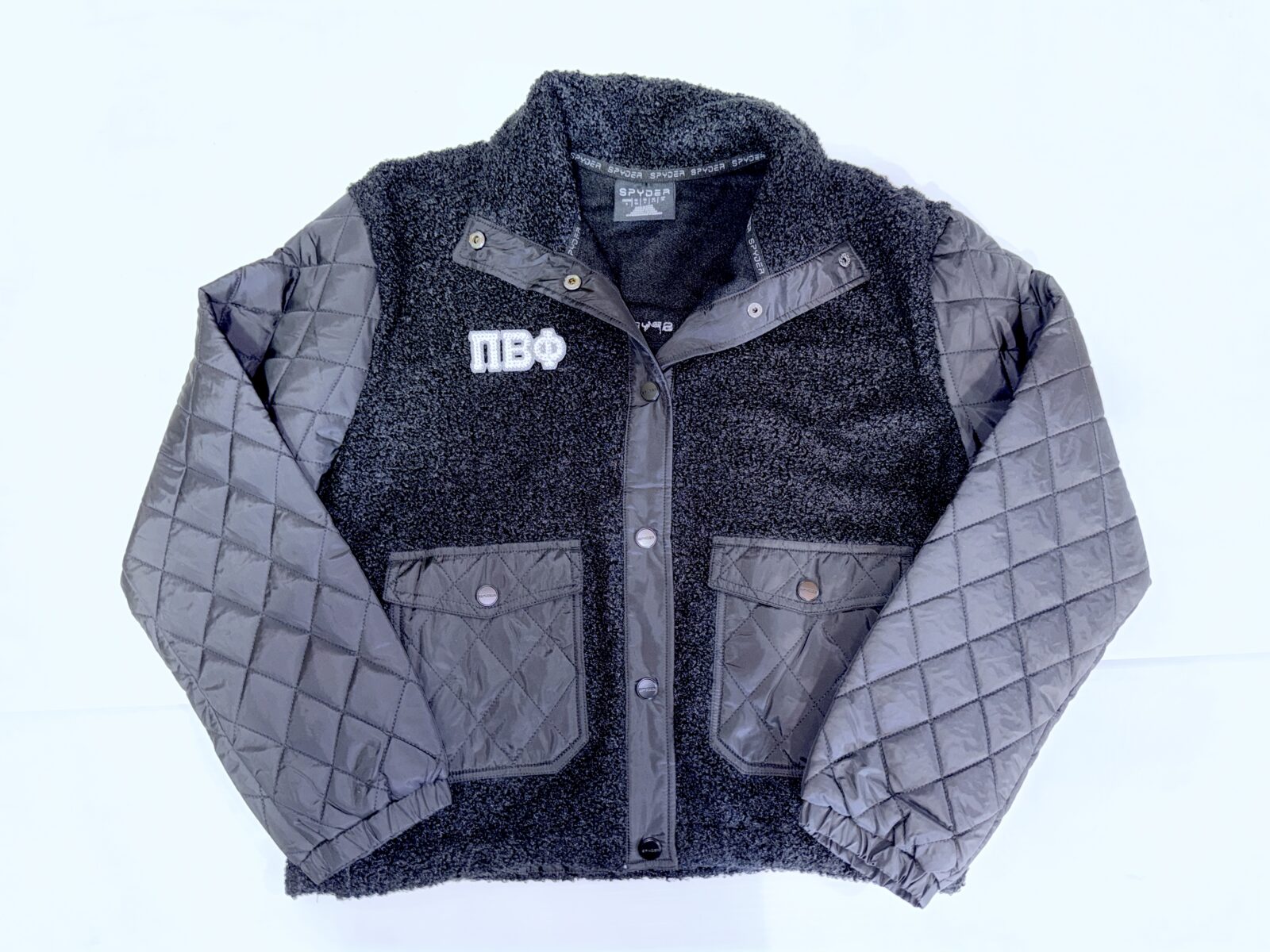 Quilted Sherpa Jacket - Pi Beta Phi -Pi Phi - Image 3